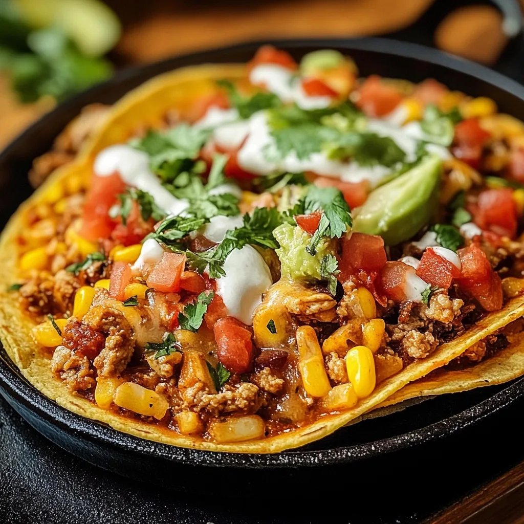 Käsiger Taco Nudelauflauf