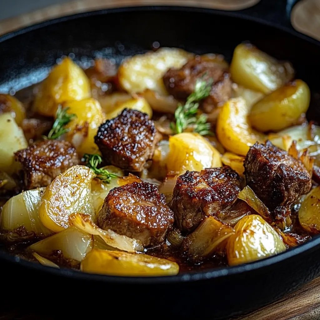 Herzhafte Spitzkohl-Kartoffel-Pfanne mit Hackfleisch