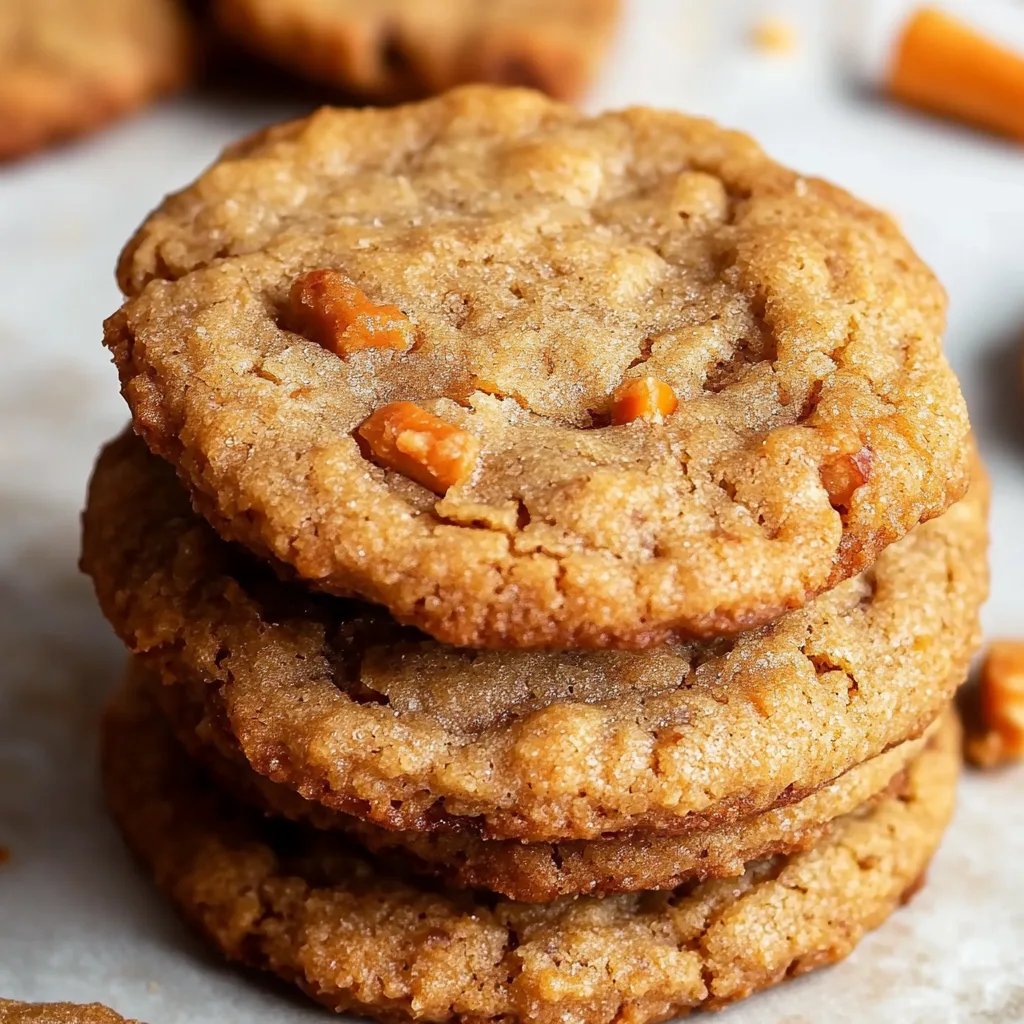 Kaugummiartige Karottenkuchen-Cookies mit brauner Butter