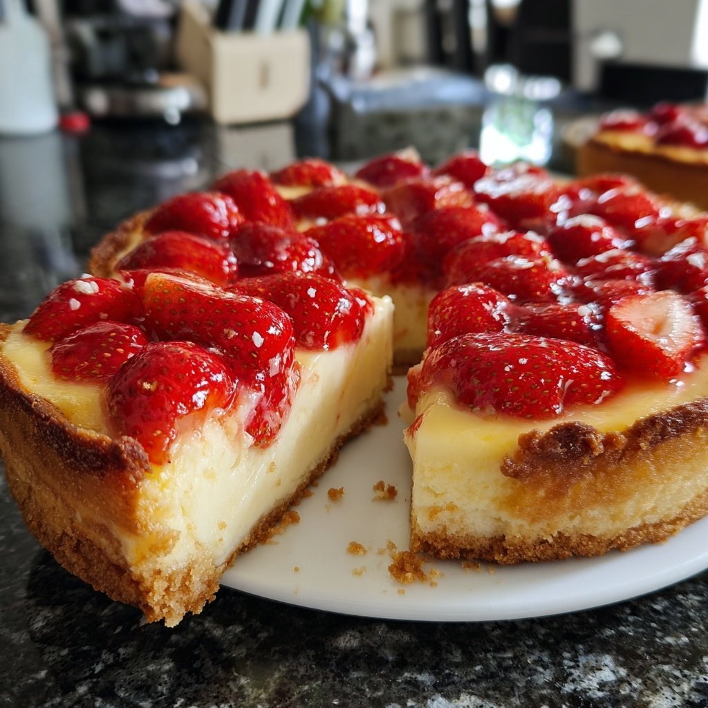 Erdbeerkuchen Leicht