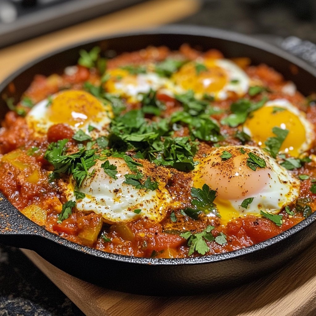 Shakshuka mit Kräutern