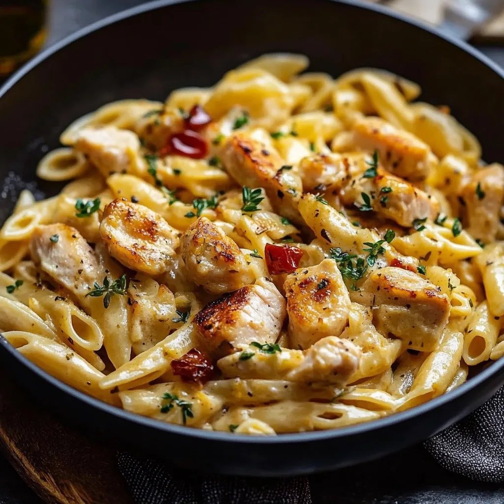 Heirate mich Hähnchen Pasta