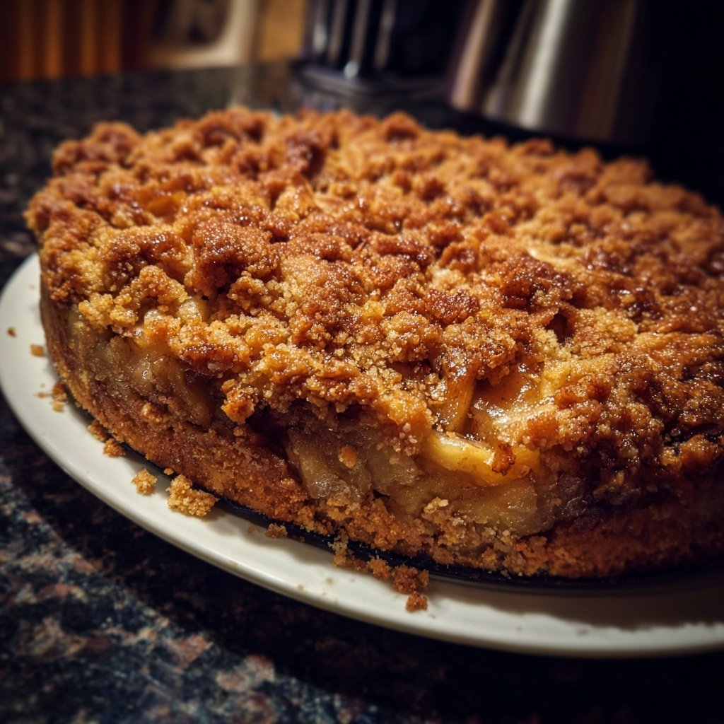 Veganer Apfel-Crumble
