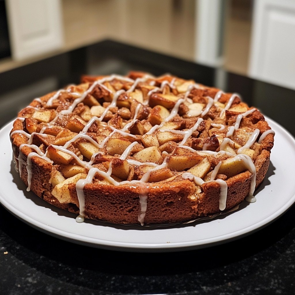 Saftiger Zimtschnecken-Apfelkuchen