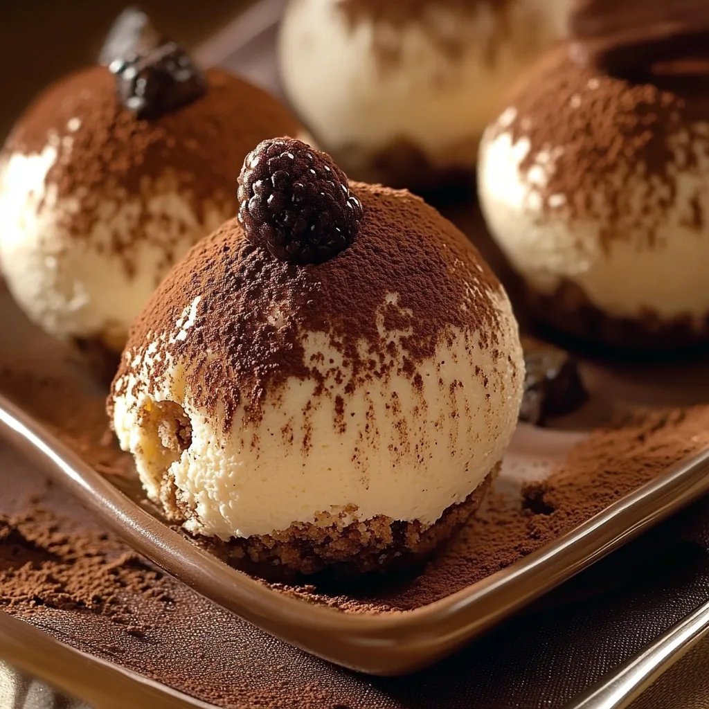 Kleine Tiramisu-Kugeln