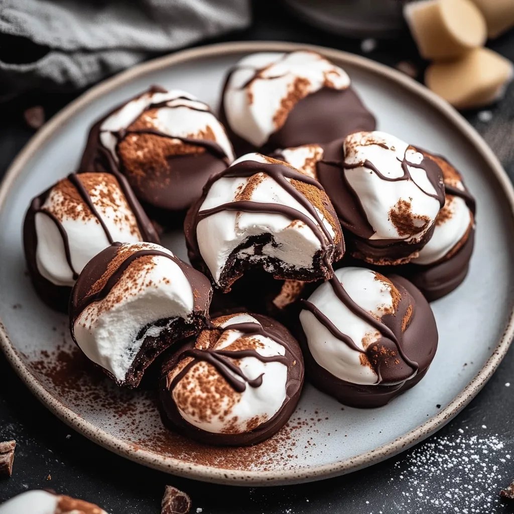 Schokoladen-Marshmallow-Wirbelkekse